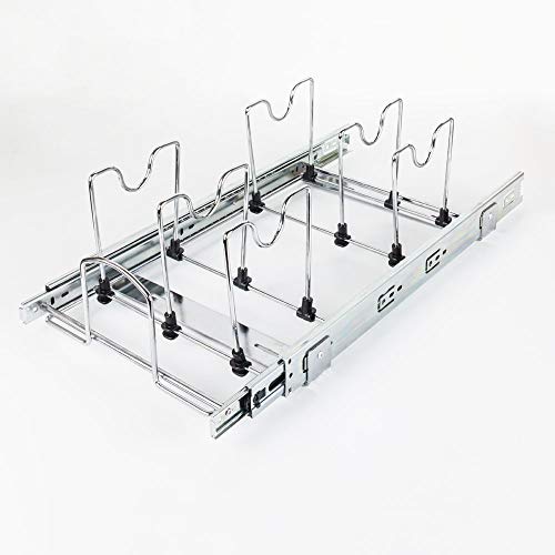 Hardware Resources MPPO215-R Cookware Pullout Organizer for 15 in. Base Cabinet