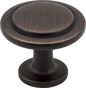 1-1/4" Diameter Cabinet Knob. Packaged with one 8-32 x 1" and one 1-1/4" Break-Away Screw. Finish: Brushed Pewter