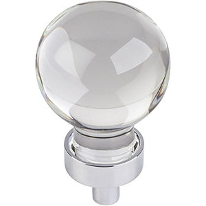 Jeffrey Alexander G130 1-1/16 Inch Diameter Round Cabinet Knob from The Harlow C, Polished Chrome