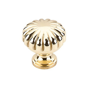 Top Knobs M320 Somerset II Collection 1-1/4 Inch Polished Brass Melon Cabinet Mu,