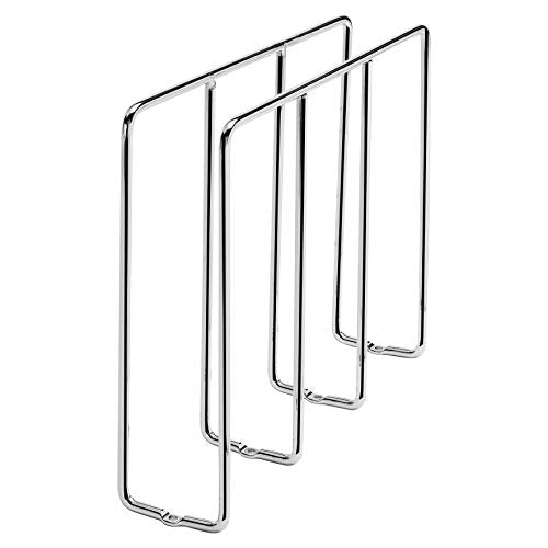 Rev-A-Shelf 596-10CR-52 U-Shaped Tray Divider Bakeware Cookie Sheet Organizer for Wall or Base Kitchen Cabinets, Chrome