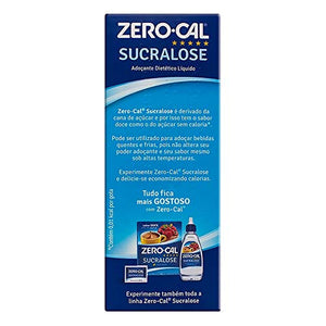 Zero Cal Sucralose and Acesulfame K Sweetener Drops 3.38oz - Zero Cal Sucralose & Acesulfame K Adoçante Dietético Liquido 100ml