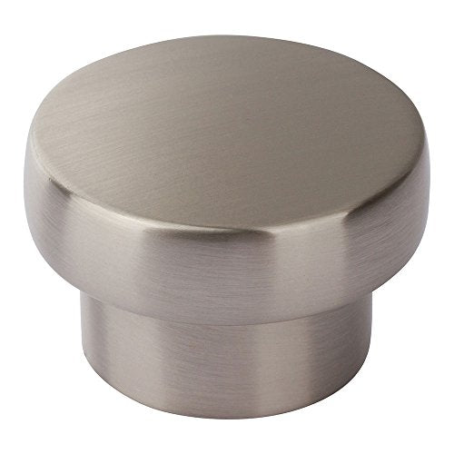 Atlas Homewares A913-BN Chunky Collection 1.81 Inch Large Round Knob, Brushed Nickel Finish