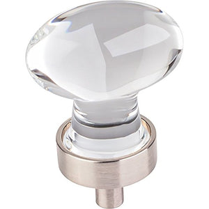 Jeffrey Alexander G110SN Harlow Collection Knob, Satin Nickel