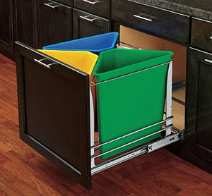 5BBSC SERIES Soft-Close Recycle Center (Individual Pack) Soft-Close Recycle Center w/Colored Bins