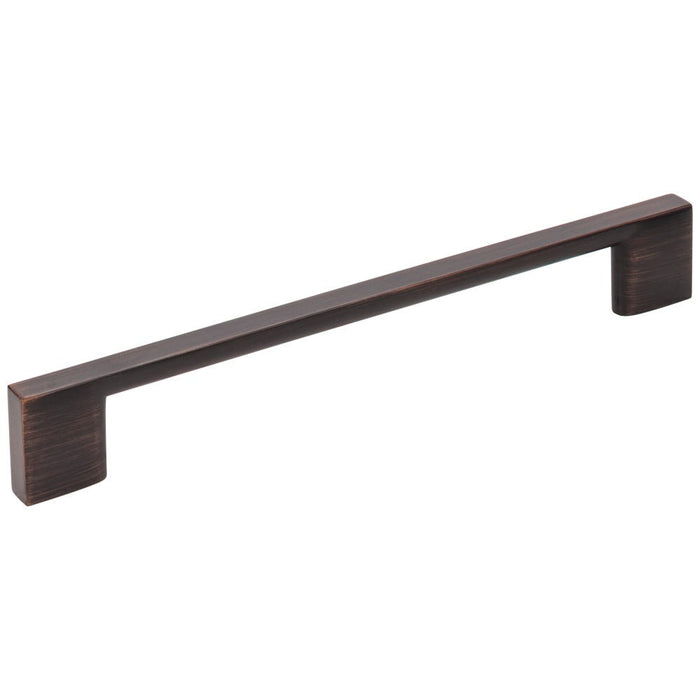 128 mm Center-to-Center Brushed Oil Rubbed Bronze Square Sutton Cabinet Bar Pull