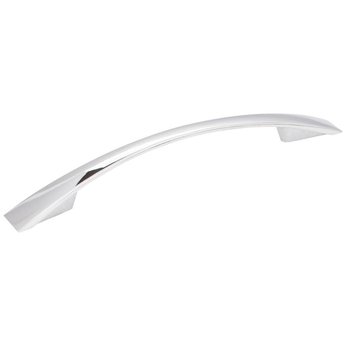 160 mm Center-to-Center Polished Chrome Flared Regan Cabinet Pull