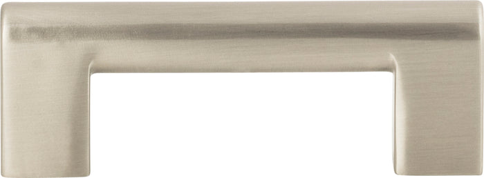 Atlas Homewares Round Rail Pull 3 Inch (c-c) Brushed Nickel A878-BN