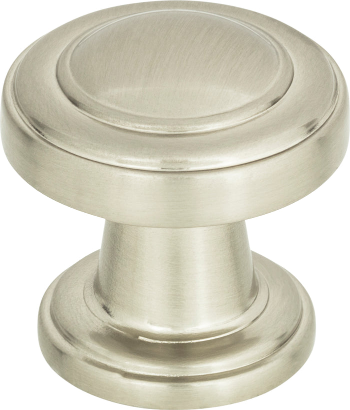 Atlas Homewares Bronte Knob 1 1/8 Inch Brushed Nickel 313-BRN