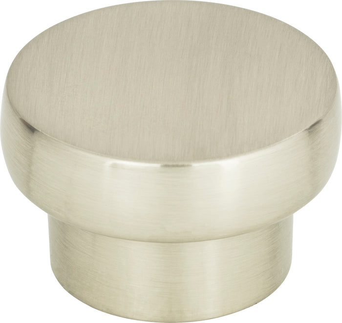 Atlas Homewares Chunky Round Knob Large 1 13/16 Inch Brushed Nickel A913-BN