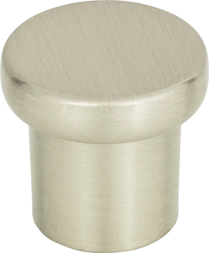 Atlas Homewares Chunky Round Knob Small 1 Inch Brushed Nickel A911-BN