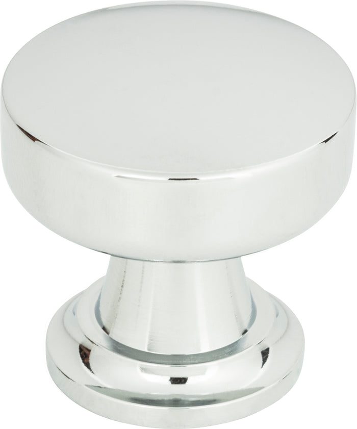 Atlas Homewares Browning Round Knob 1 1/4 Inch Polished Chrome 325-CH