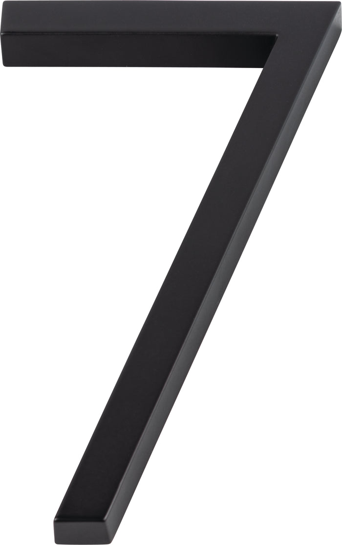 Atlas Homewares Modern Avalon #7 6 Inch Matte Black AVN7-L-BL