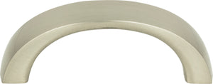 Atlas Homewares Tableau Curved Handle 1 13/16 Inch Brushed Nickel 397-BN