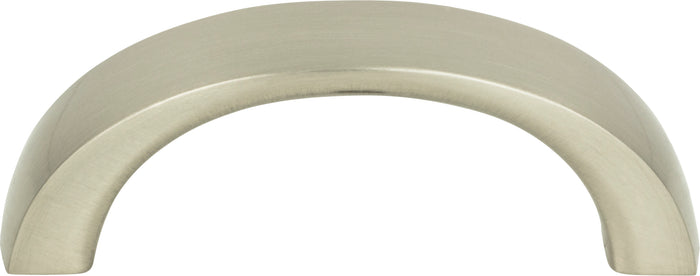 Atlas Homewares Tableau Curved Handle 1 13/16 Inch Brushed Nickel 397-BN